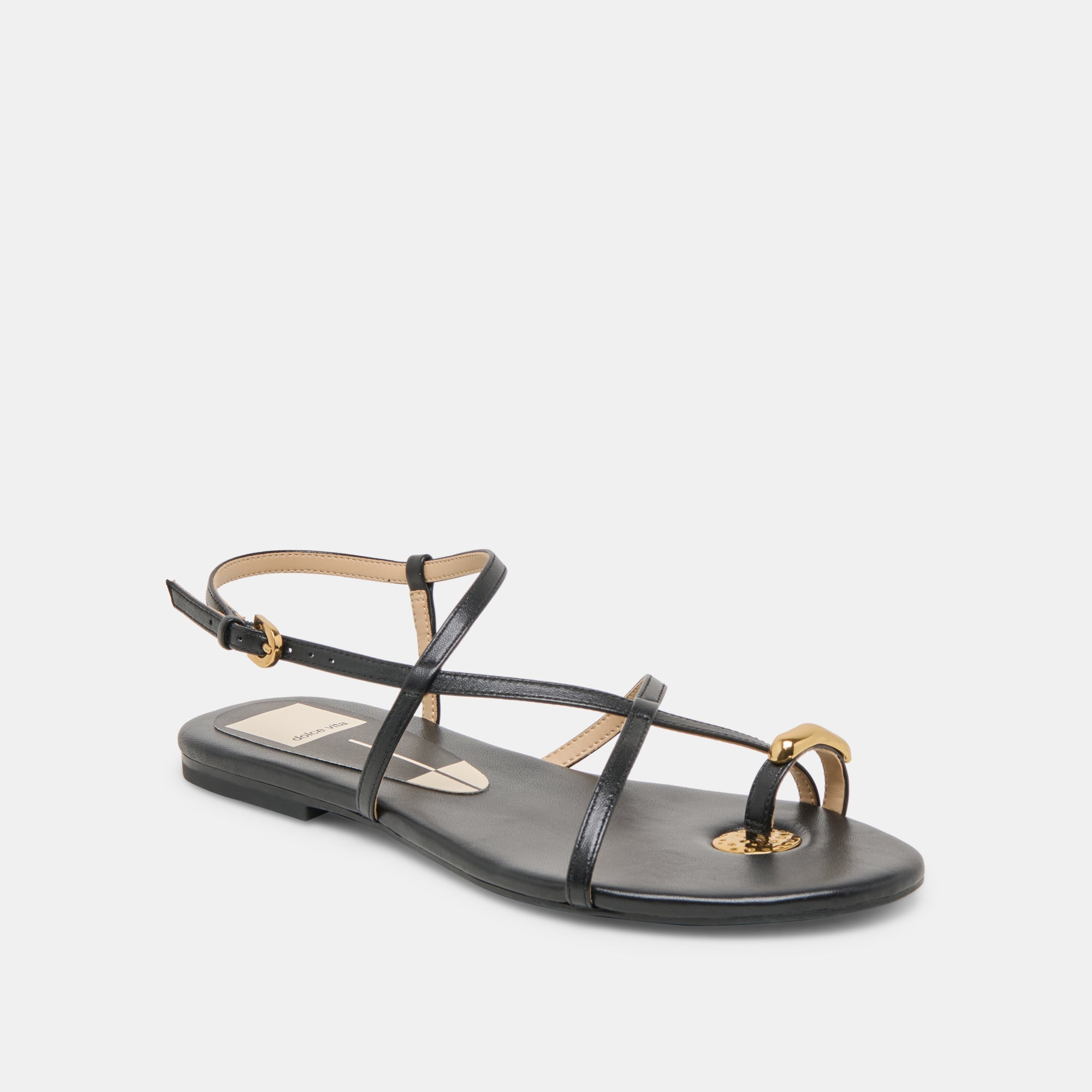 Dolce Vita SHOES | KESHA SANDALS BLACK LEATHER
 – Dolce Vita