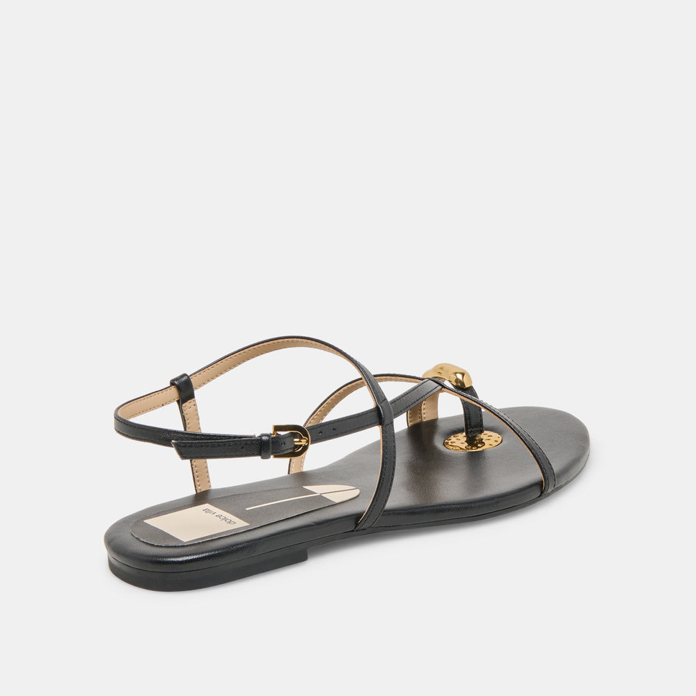 Dolce Vita SHOES | KESHA SANDALS BLACK LEATHER
 – Dolce Vita