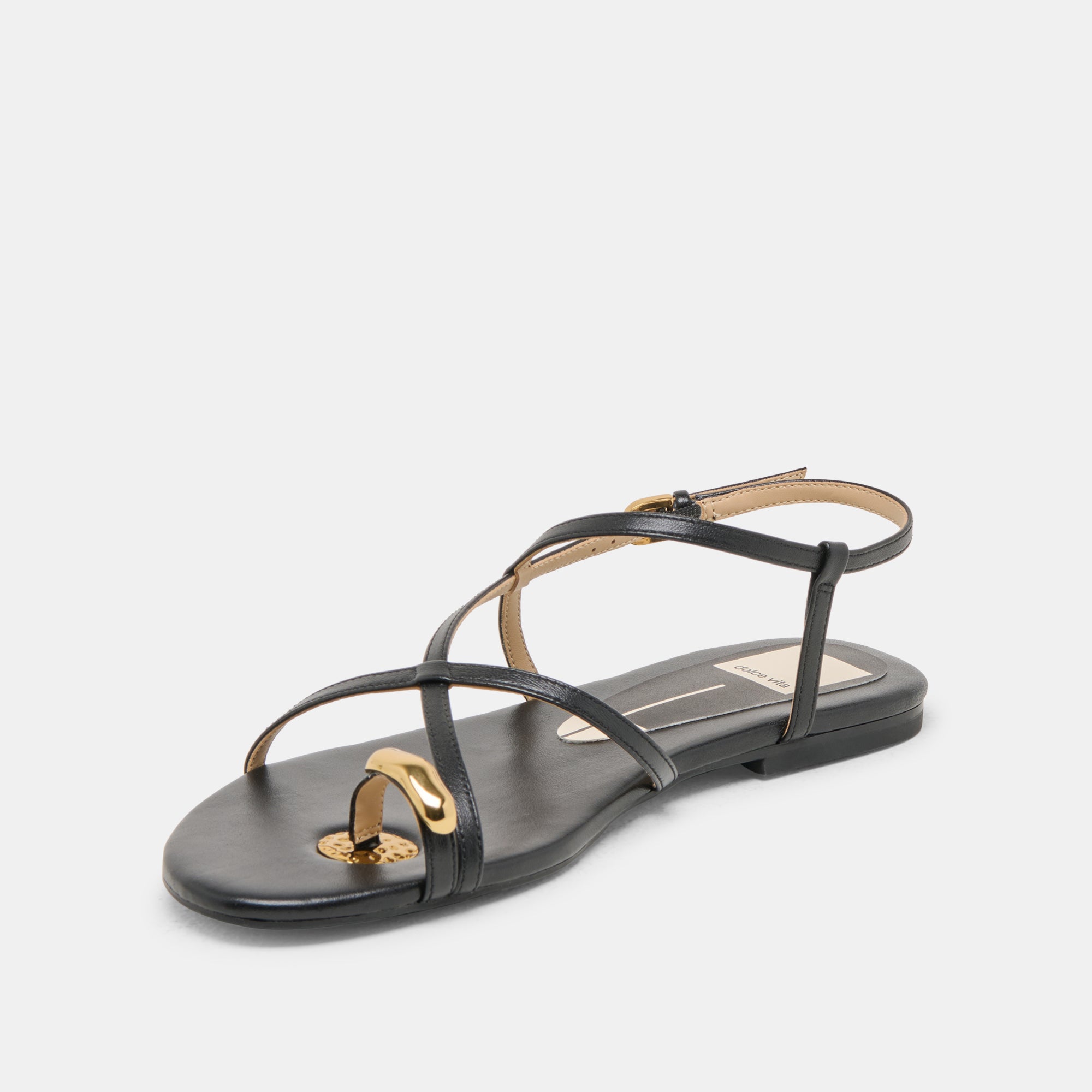 Dolce Vita SHOES | KESHA SANDALS BLACK LEATHER
 – Dolce Vita