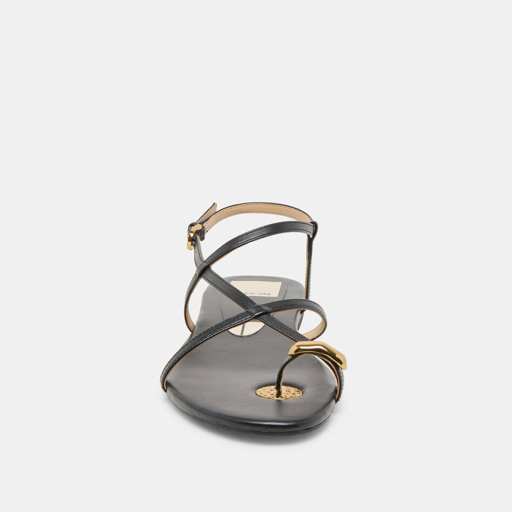 Dolce Vita SHOES | KESHA SANDALS BLACK LEATHER
 – Dolce Vita