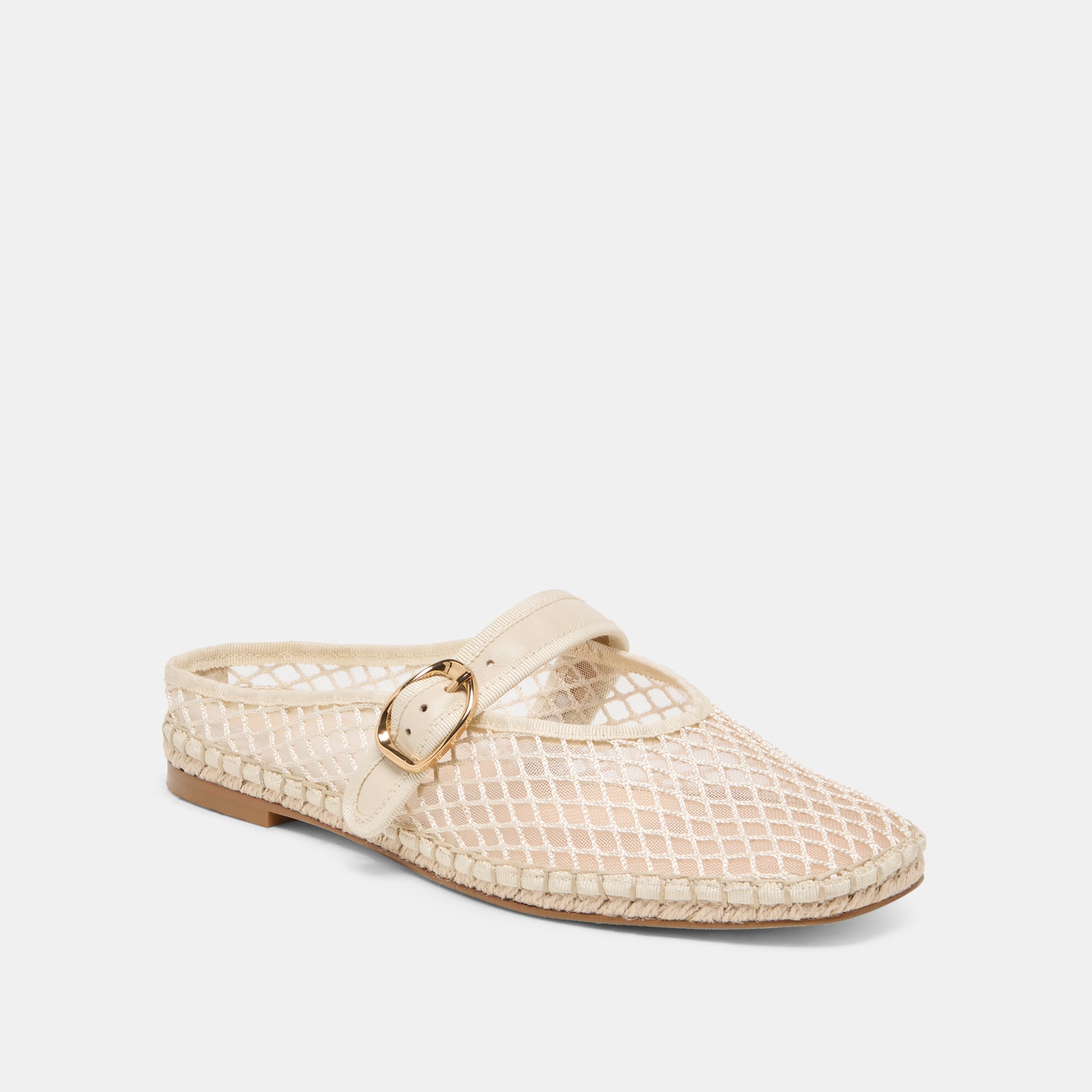 Dolce Vita SHOES | Milie Ecru Woven Mesh Flats
