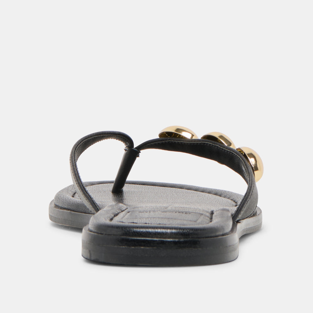 Dolce Vita SHOES | Juny Black Leather Sandals