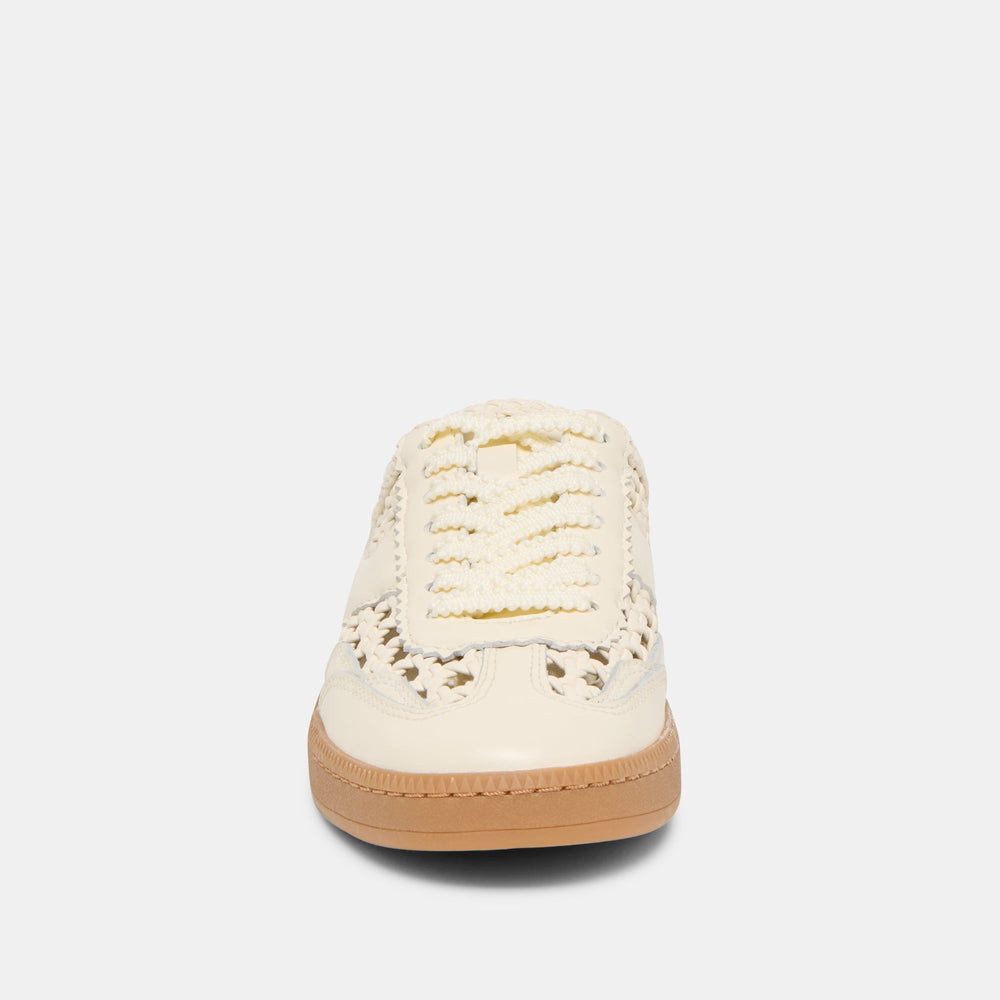 Dolce Vita SHOES | Notice Slide Woven Off White Woven Stella Sneakers