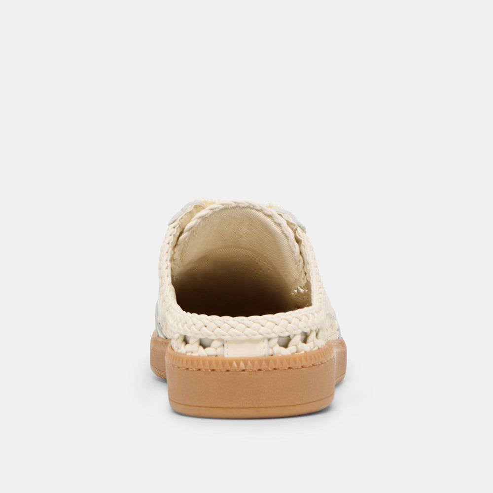 Dolce Vita SHOES | Notice Slide Woven Off White Woven Stella Sneakers