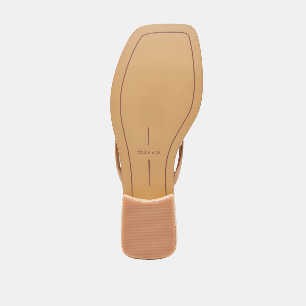 Dolce Vita SHOES | BARTY SANDALS LIGHT TAN LEATHER
 – Dolce Vita