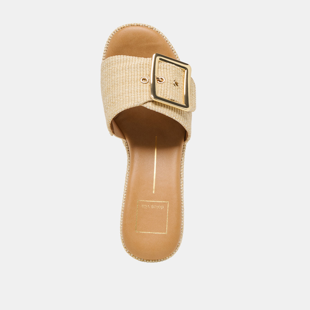 Dolce Vita SHOES | Jilian Lt Natural Raffia Wedges