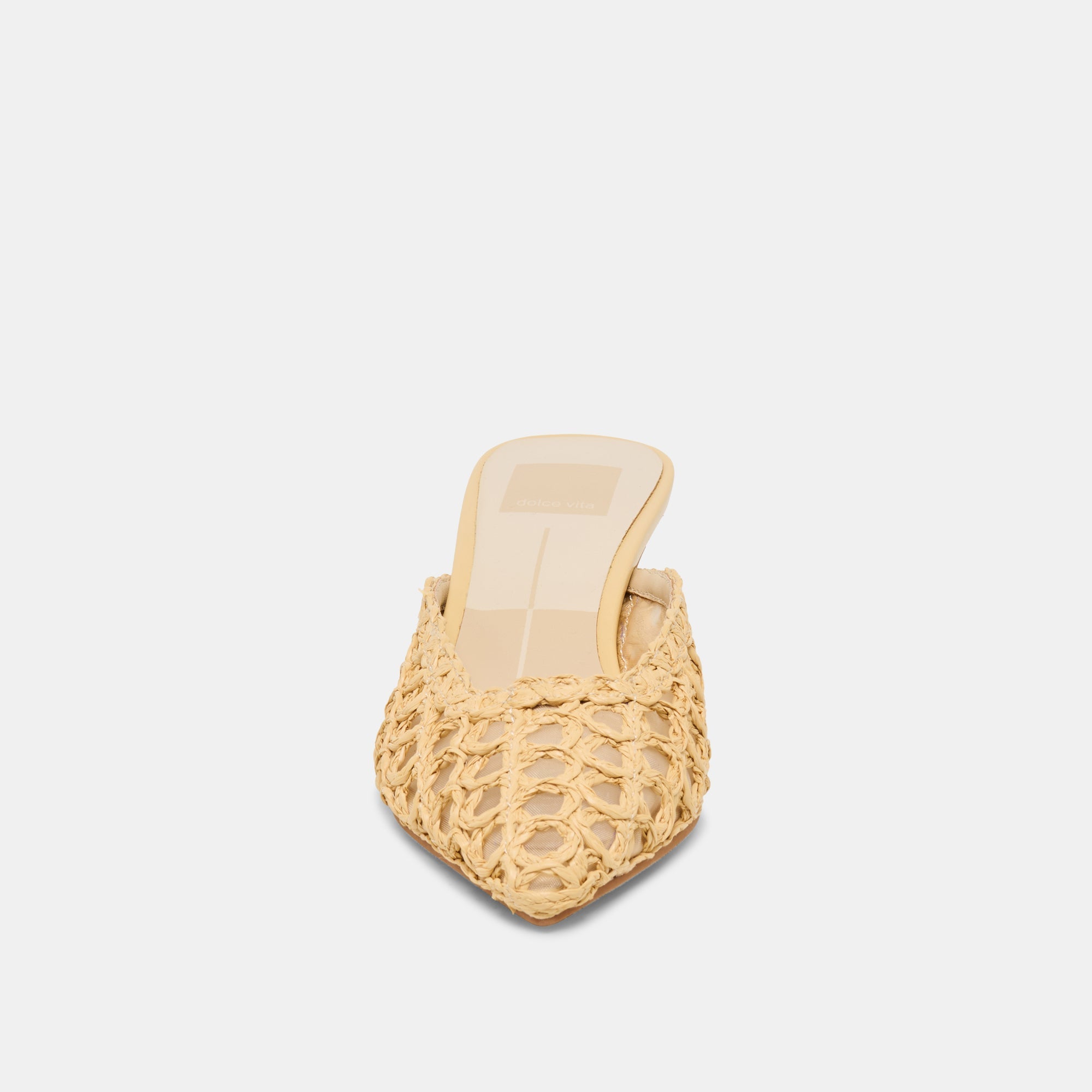 Dolce Vita SHOES | Cleo Loop Natural Raffia Heels