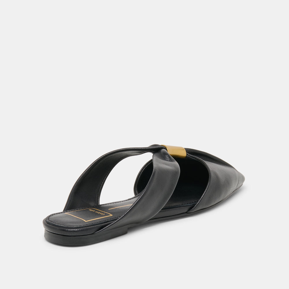 Dolce Vita SHOES | Franey Black Leather Flats