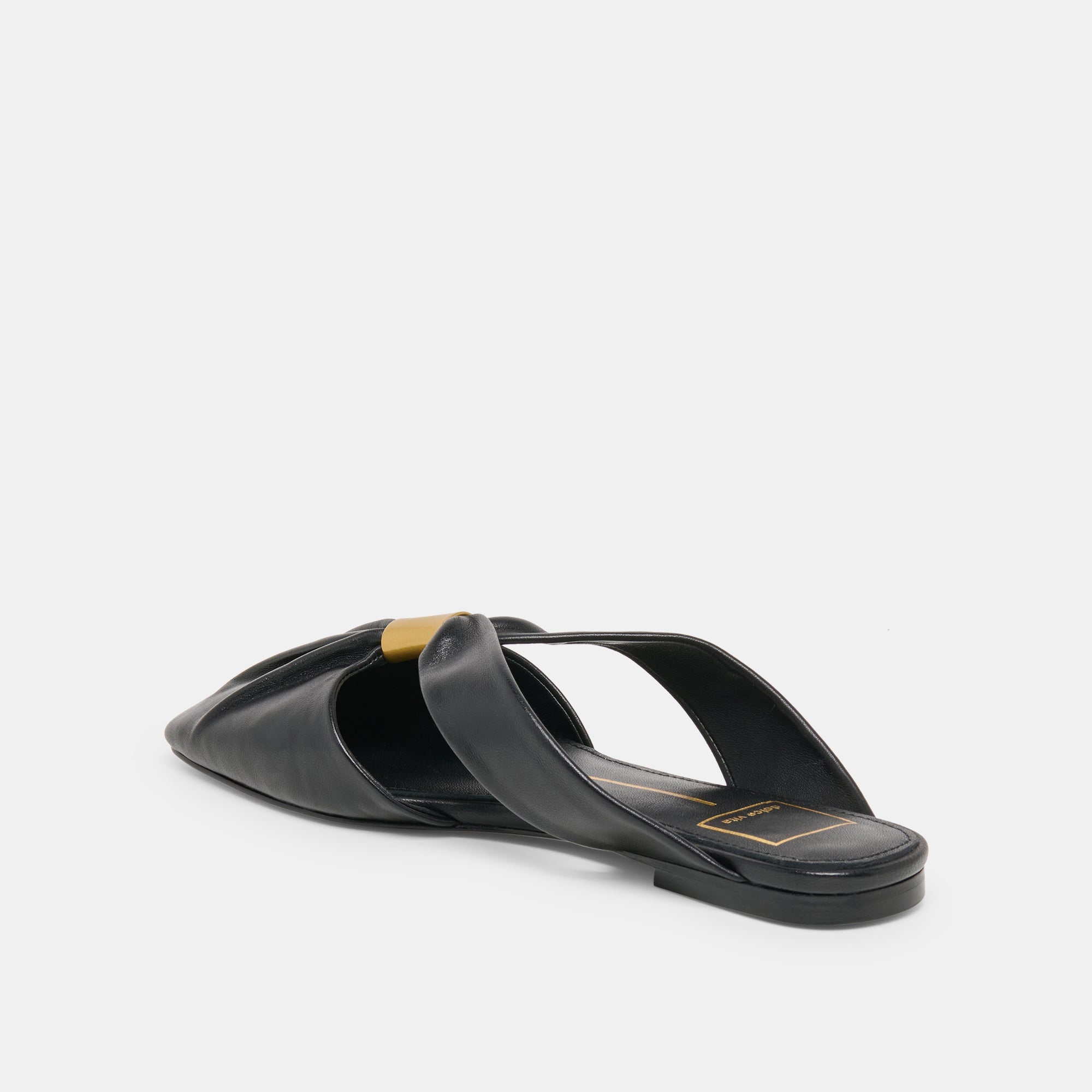 Dolce Vita SHOES | Franey Black Leather Flats