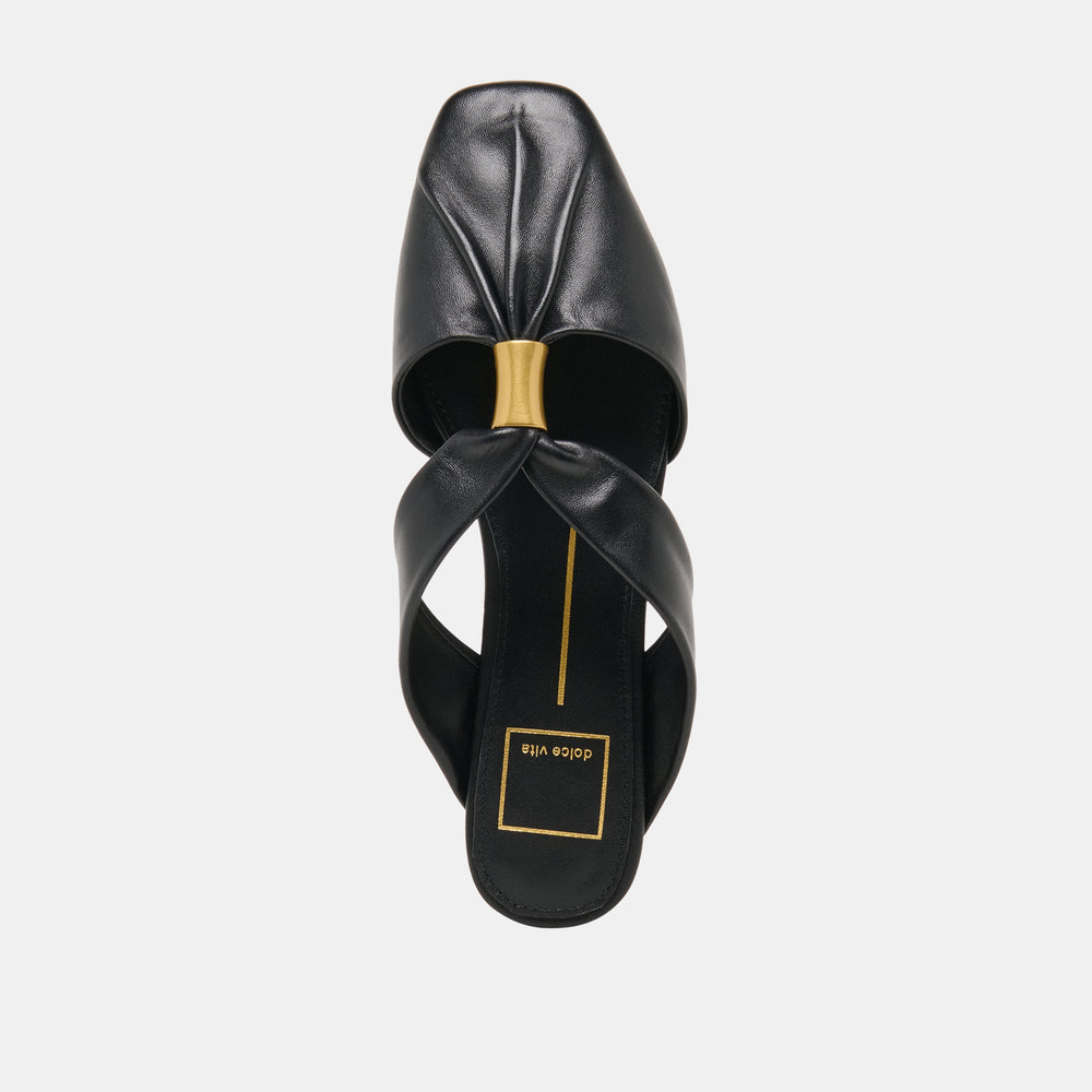 Dolce Vita SHOES | Franey Black Leather Flats