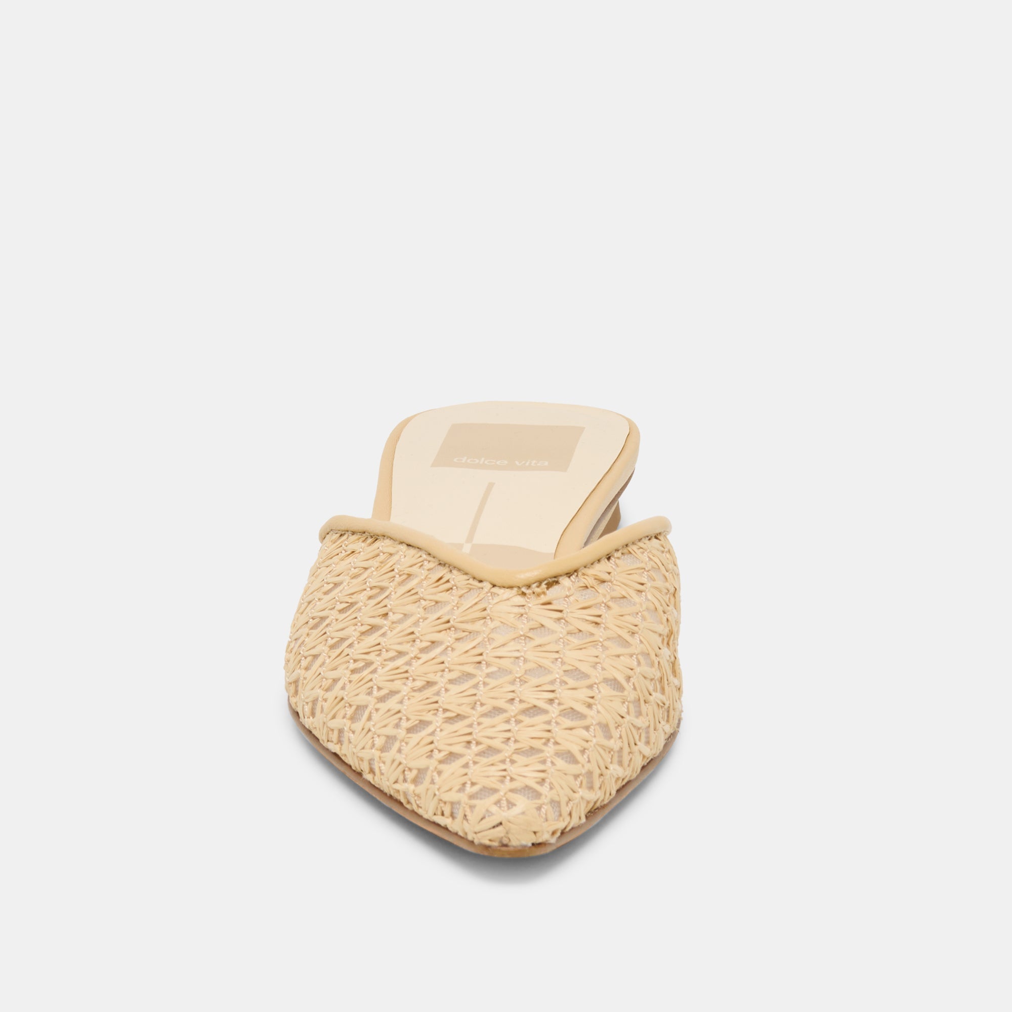 Dolce Vita SHOES | Elm Natural Cross Hatch Raffia Flats