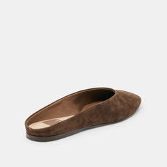 Dolce Vita SHOES | Eila Dk Brown Suede Flats