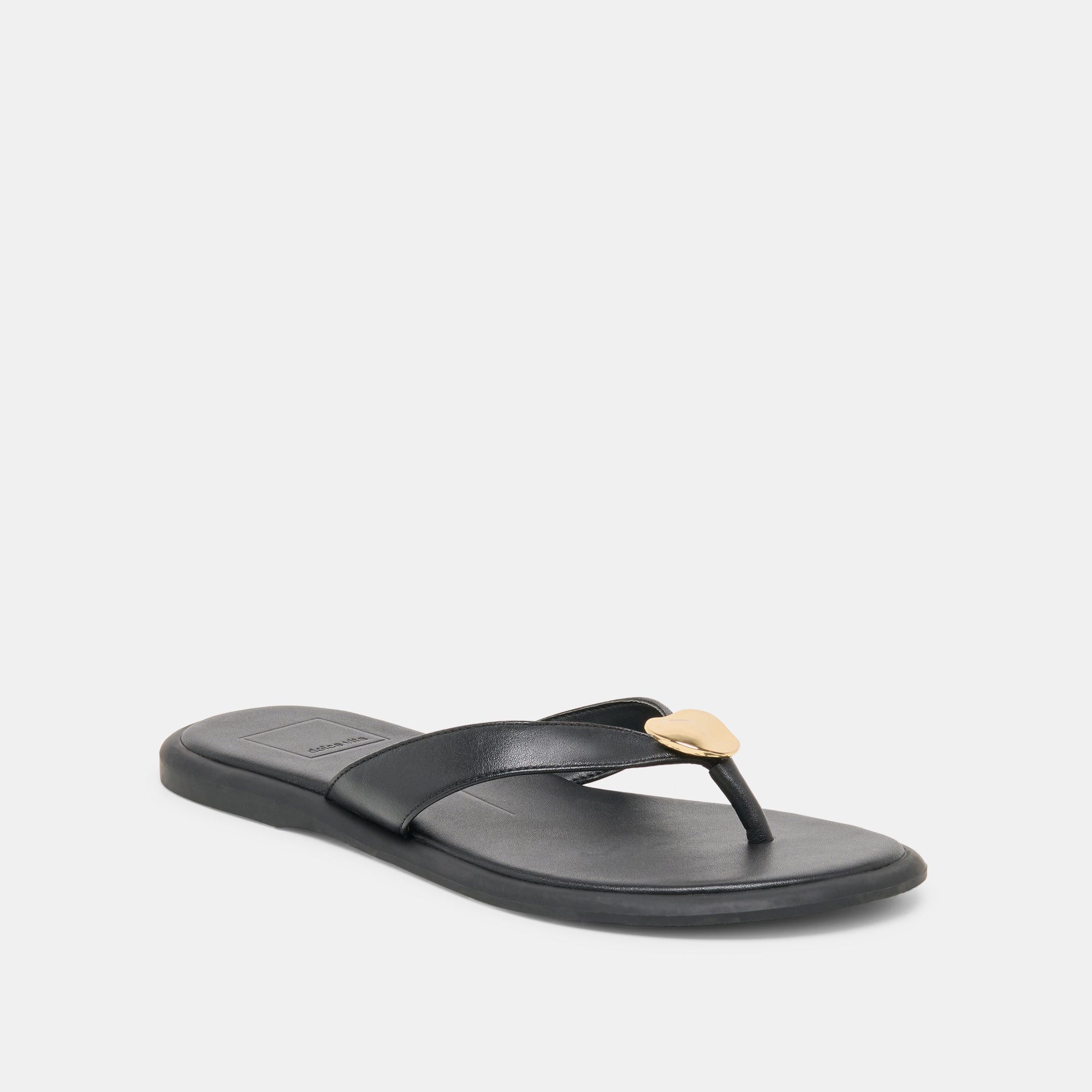 Dolce Vita SHOES | Jaina Black Leather Sandals
