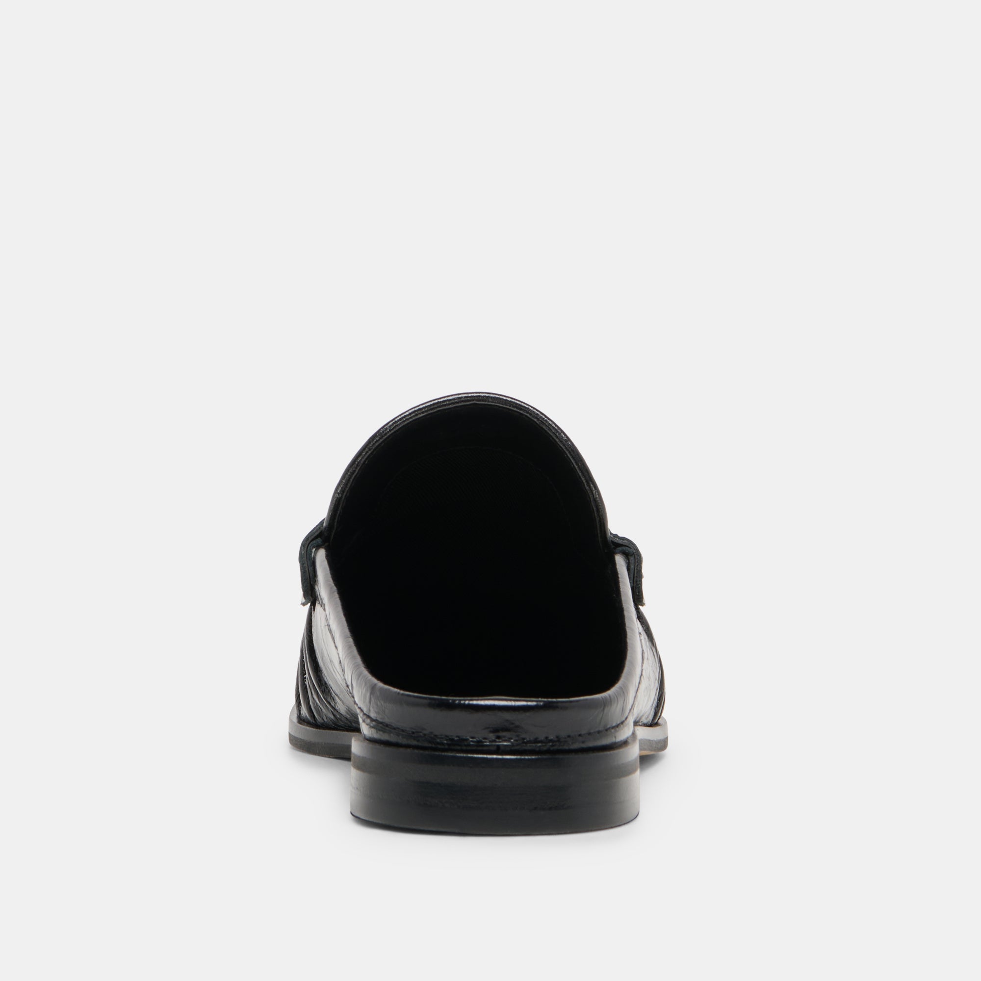 Dolce Vita SHOES | BETZY Midnight Crinkle Patent Closed-Toe Slip-On Loafers