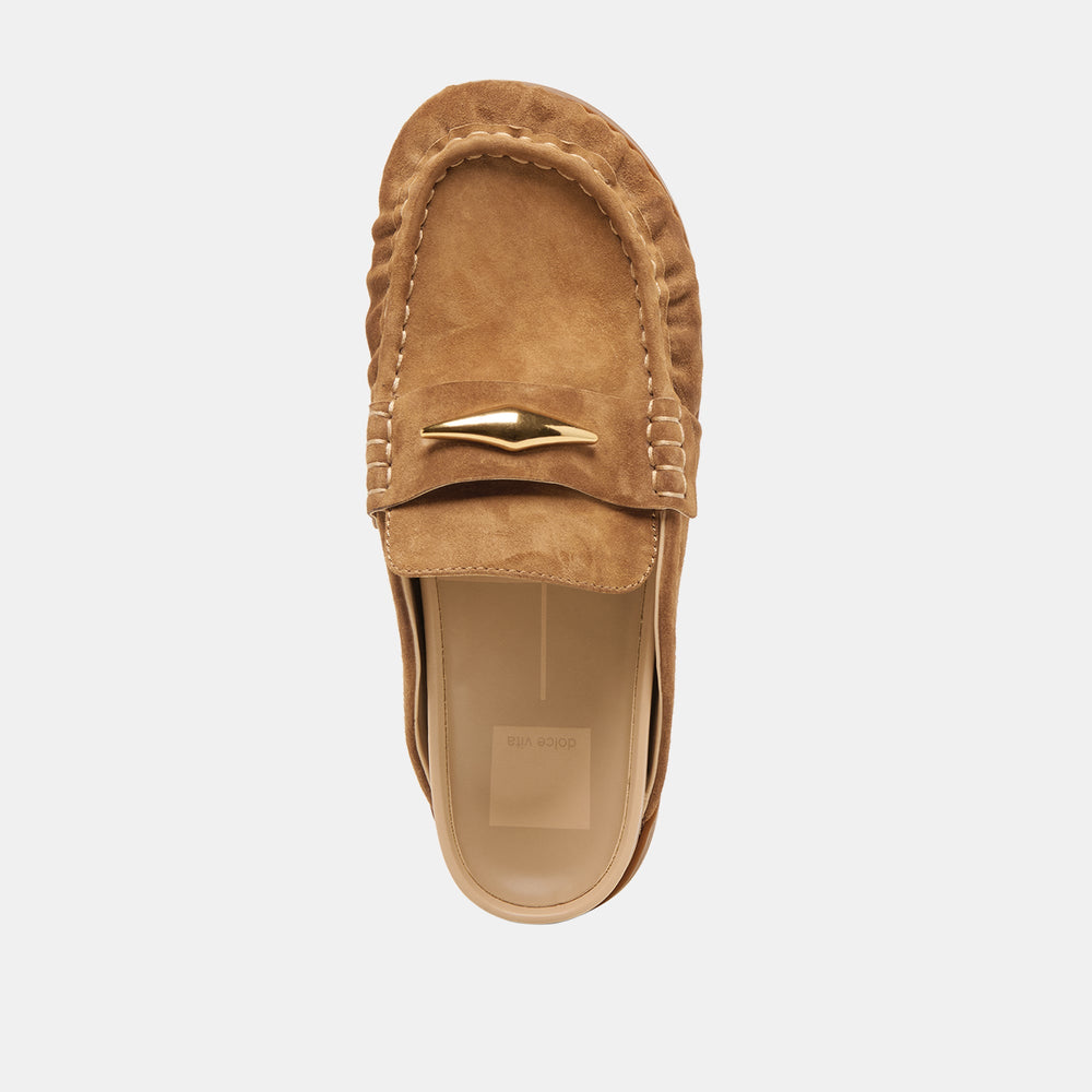 Dolce Vita SHOES | Jodero Lt Brown Suede Flats