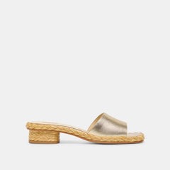 Dolce Vita SHOES | Dixi Platinum Leather Sandals
