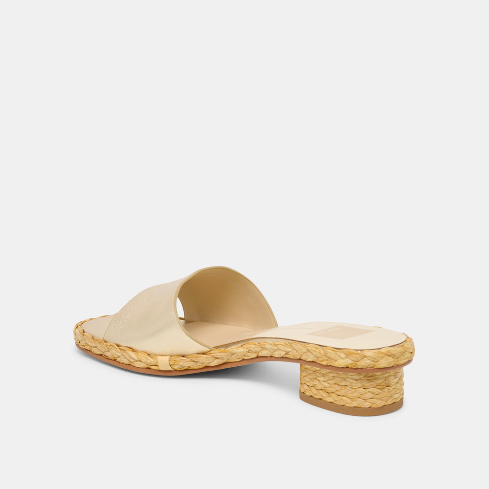 Dolce Vita SHOES | Dixi Platinum Leather Sandals