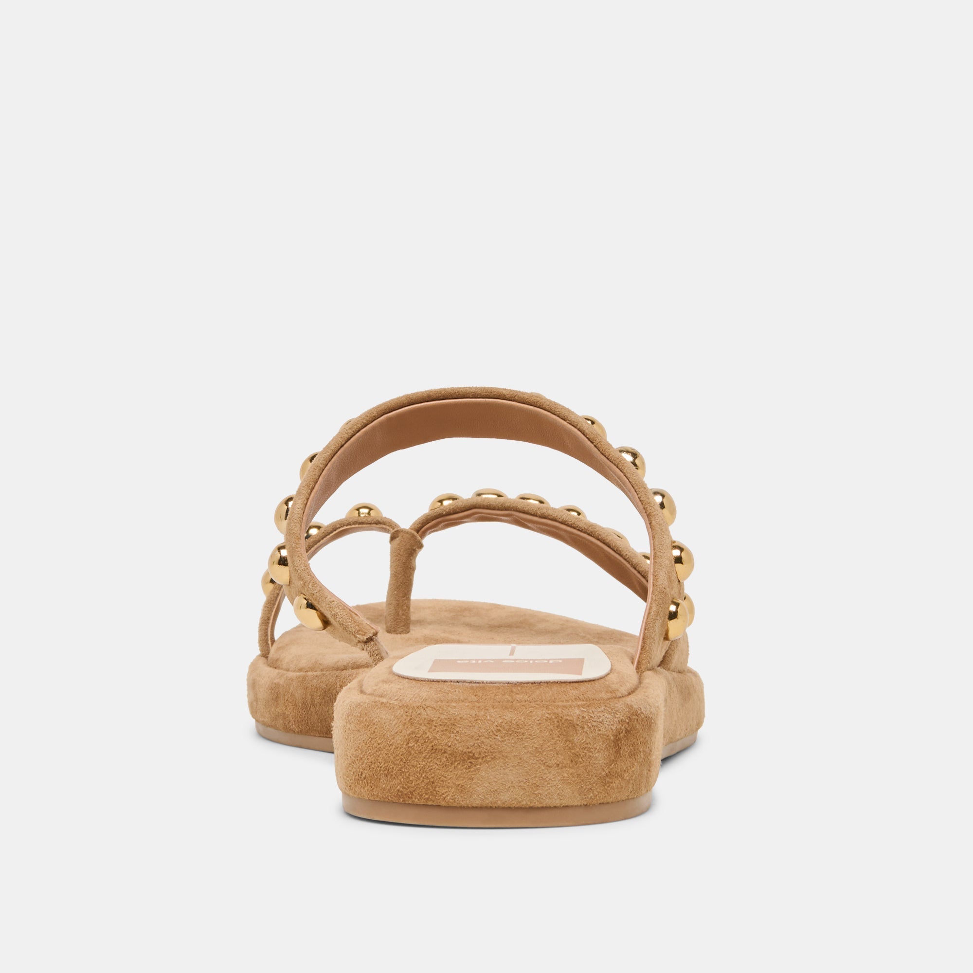 Dolce Vita SHOES | Amary Stud Lt Brown Suede Sandals