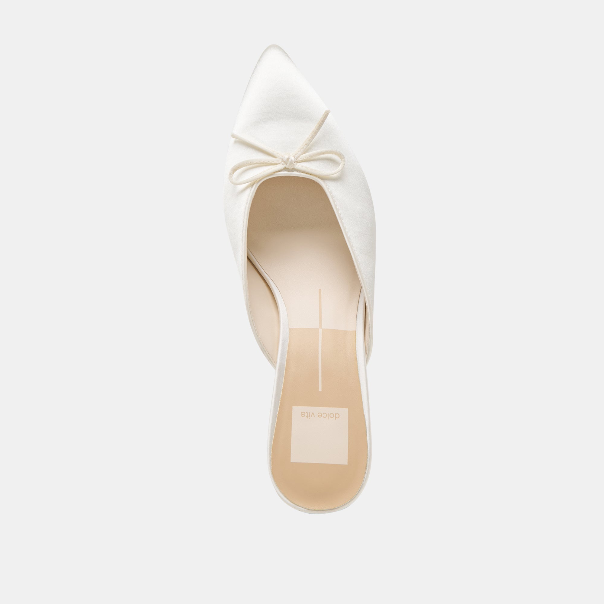 Dolce Vita SHOES | Cleo Off White Satin Heels