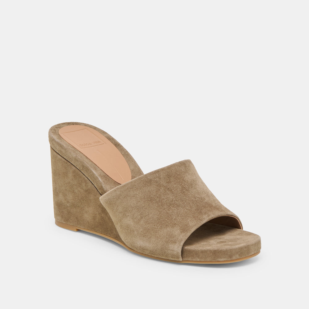 Dolce Vita SHOES | Holta Olive Suede Wedges