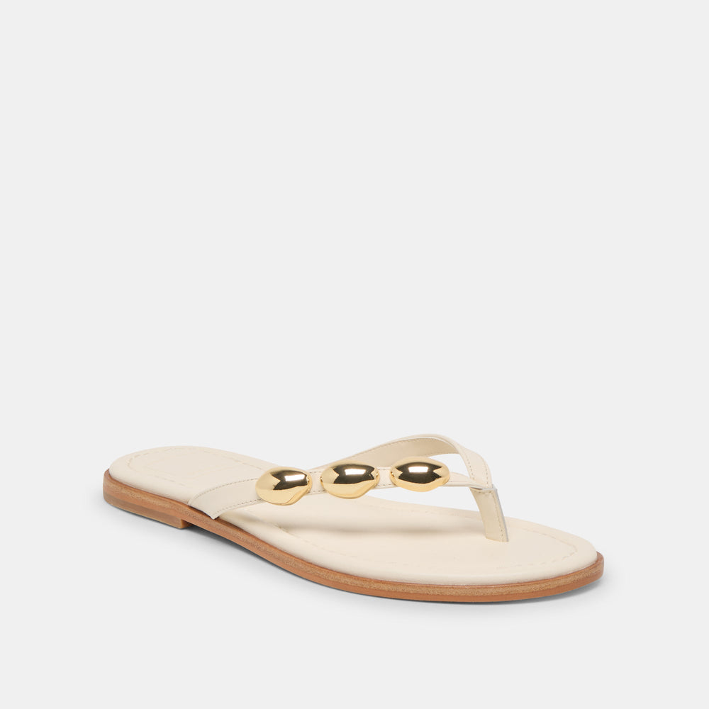 Dolce Vita SHOES | Juny Off White Leather Sandals