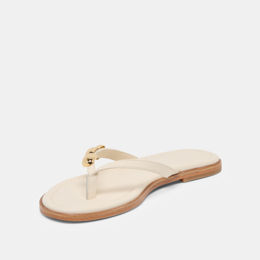Dolce Vita SHOES | Juny Off White Leather Sandals