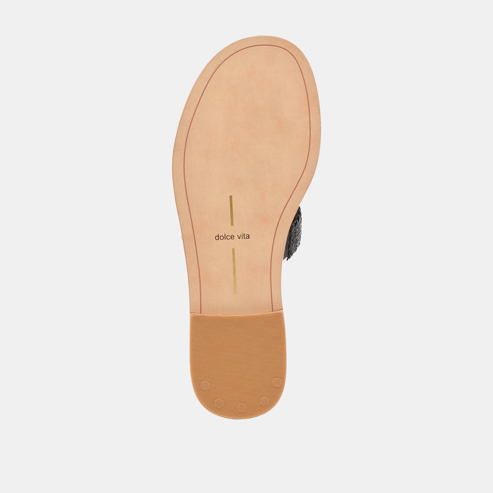 Dolce Vita SHOES | EMON Black Stella Slide Open-Toe Sandals