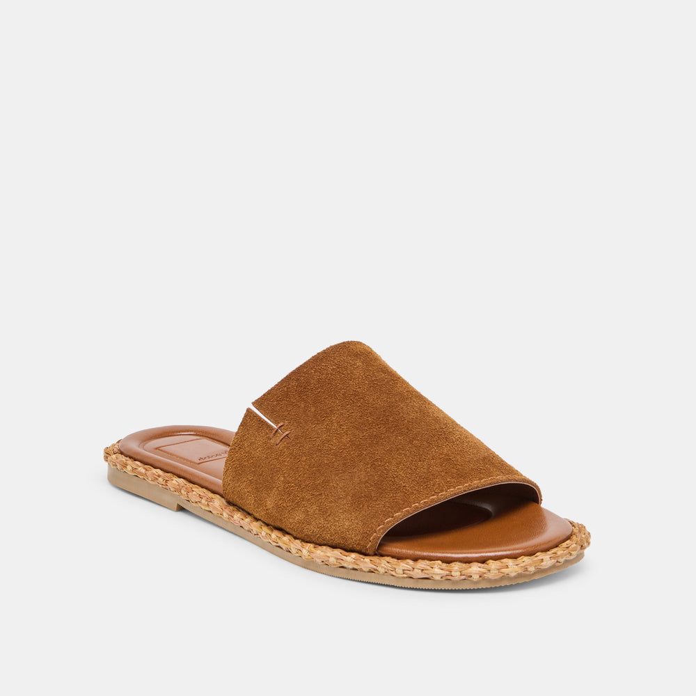 Dolce Vita SHOES | Ridge Chestnut Suede Sandals