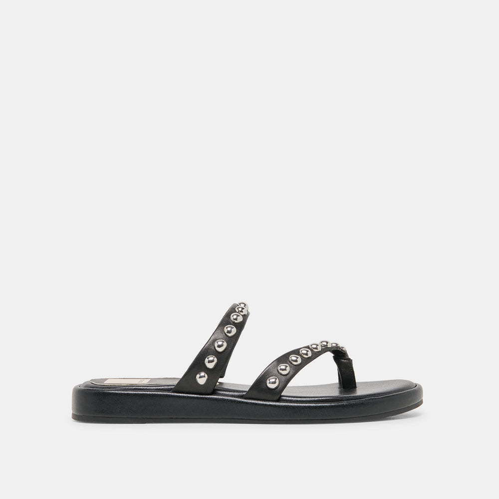 Dolce Vita SHOES | Amary Stud Black Leather Sandals