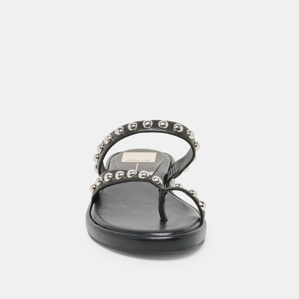 Dolce Vita SHOES | Amary Stud Black Leather Sandals