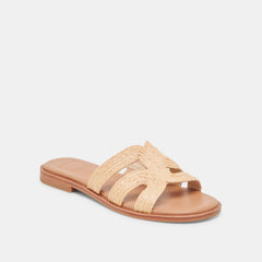 Dolce Vita SHOES | EMON WIDE SANDALS LT NATURAL RAFFIA
 – Dolce Vita