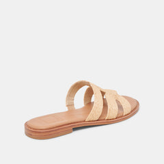 Dolce Vita SHOES | EMON WIDE SANDALS LT NATURAL RAFFIA
 – Dolce Vita