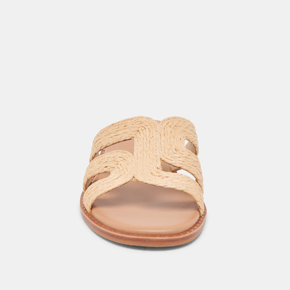 Dolce Vita SHOES | EMON WIDE SANDALS LT NATURAL RAFFIA
 – Dolce Vita