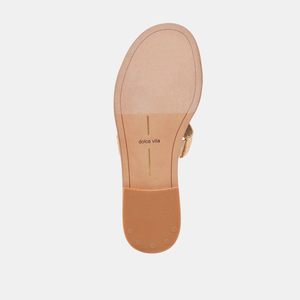 Dolce Vita SHOES | EMON WIDE SANDALS LT NATURAL RAFFIA
 – Dolce Vita