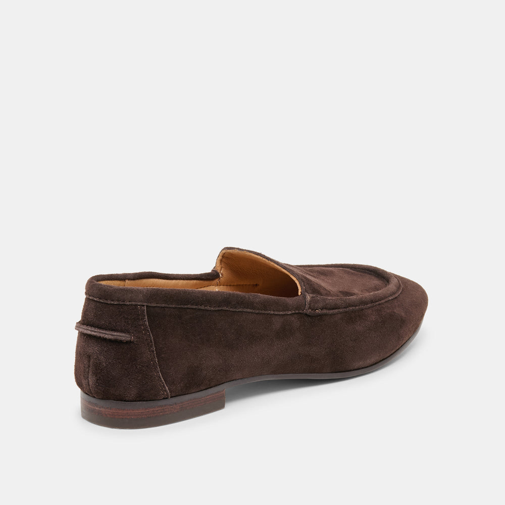 Dolce Vita SHOES | Mattie Dk Brown Suede Loafers