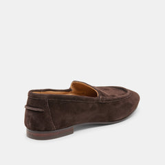 Dolce Vita SHOES | Mattie Dk Brown Suede Loafers