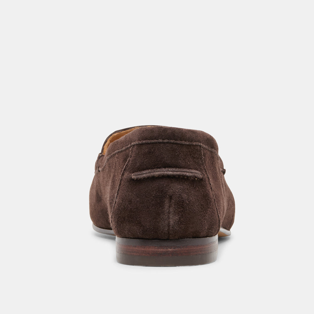 Dolce Vita SHOES | Mattie Dk Brown Suede Loafers