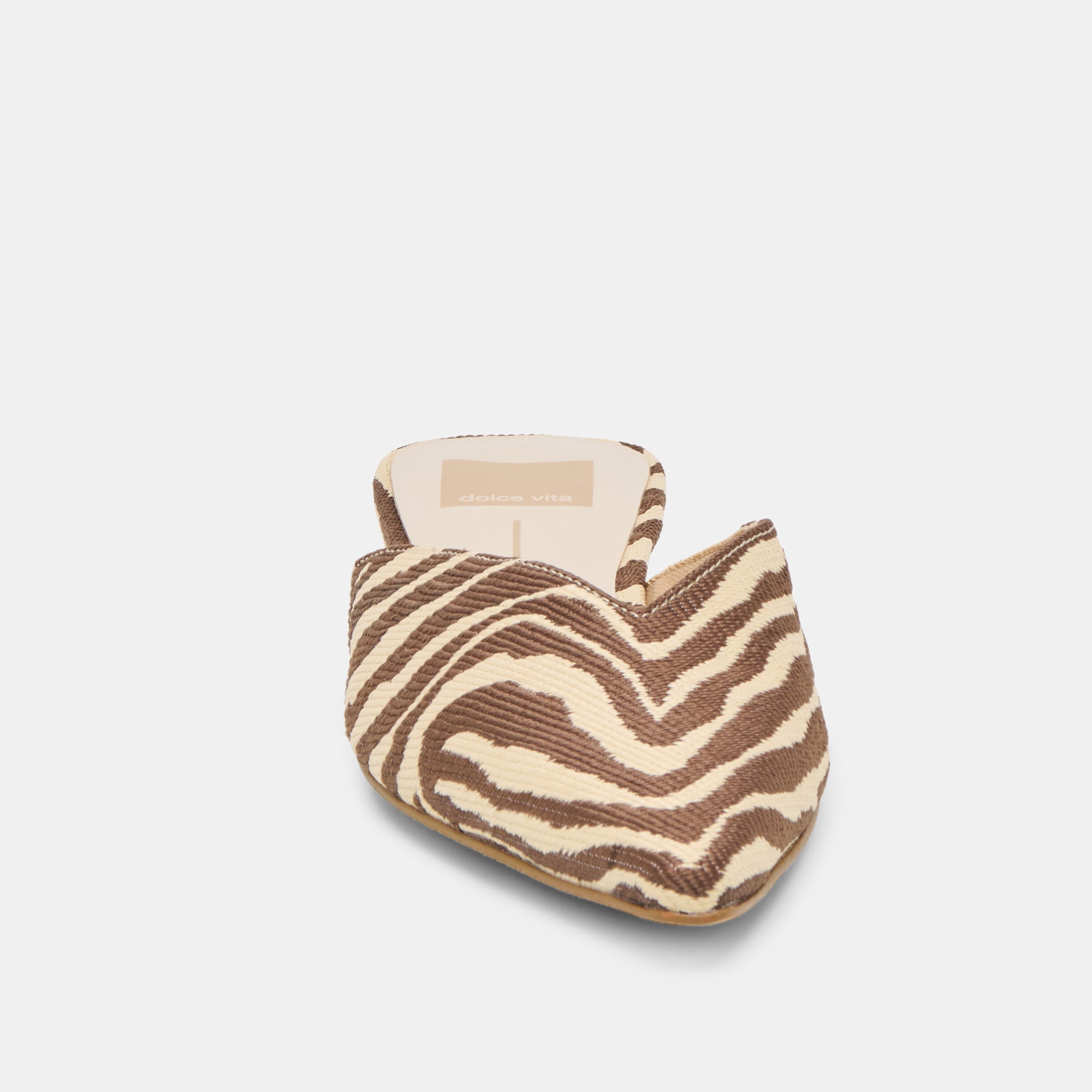 Dolce Vita SHOES | Elm Beige Zebra Raffia Flats