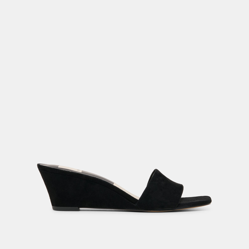 Dolce Vita SHOES | Qaily Onyx Suede Wedges
