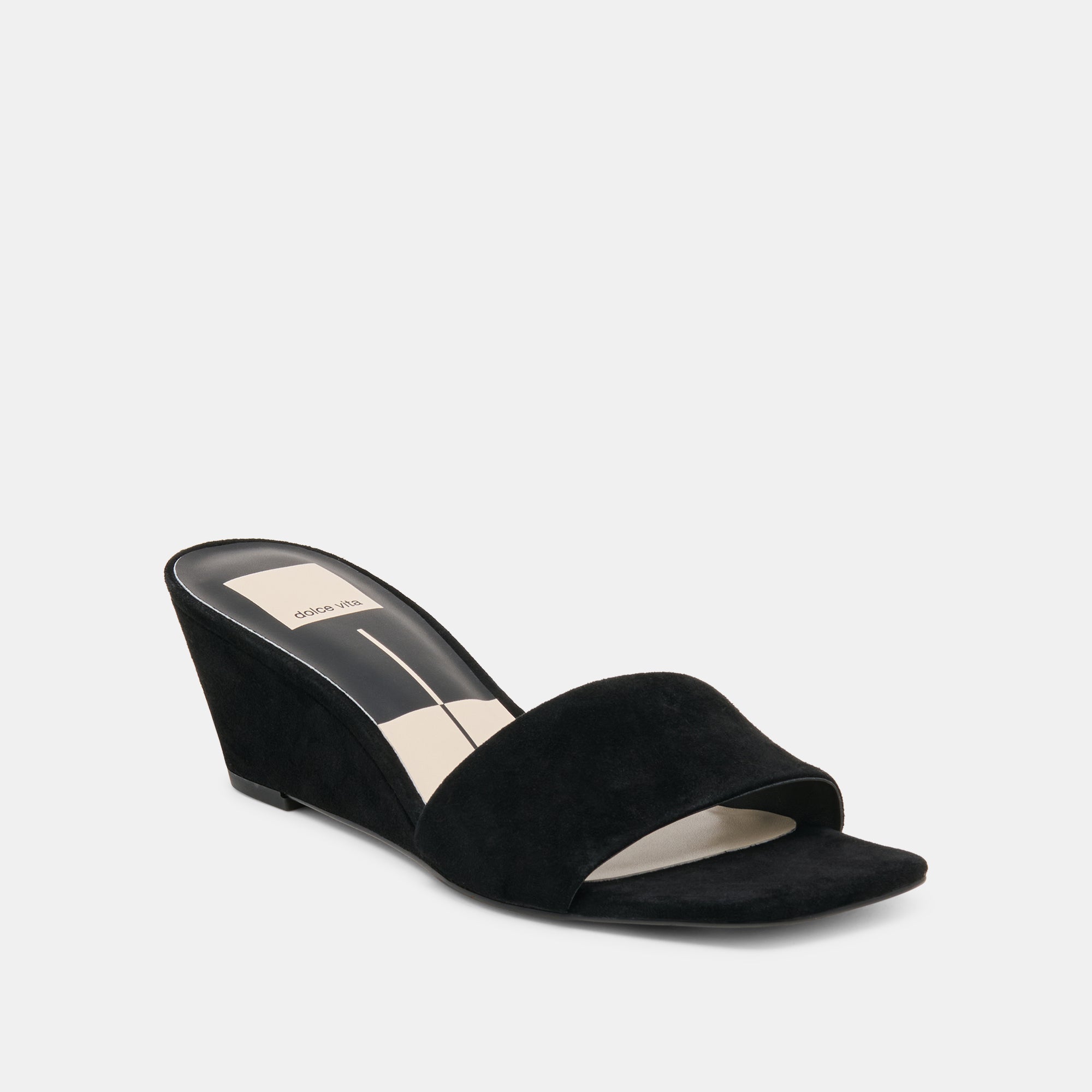 Dolce Vita SHOES | Qaily Onyx Suede Wedges