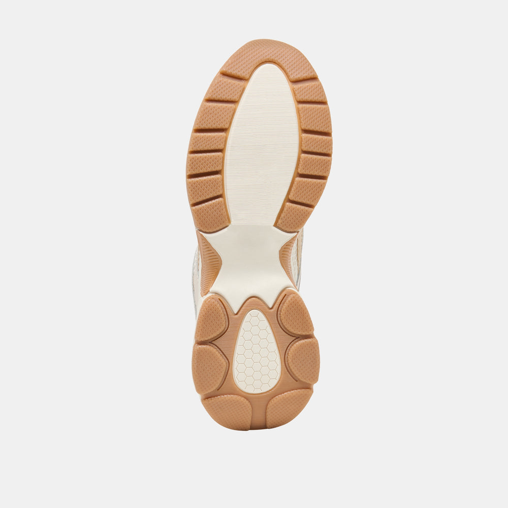 Dolce Vita SHOES | SWAYZY Ivory Multi Suede Platform Slip-on Sneakers