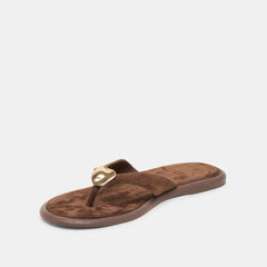 Dolce Vita SHOES | Jaina Dk Brown Suede Sandals