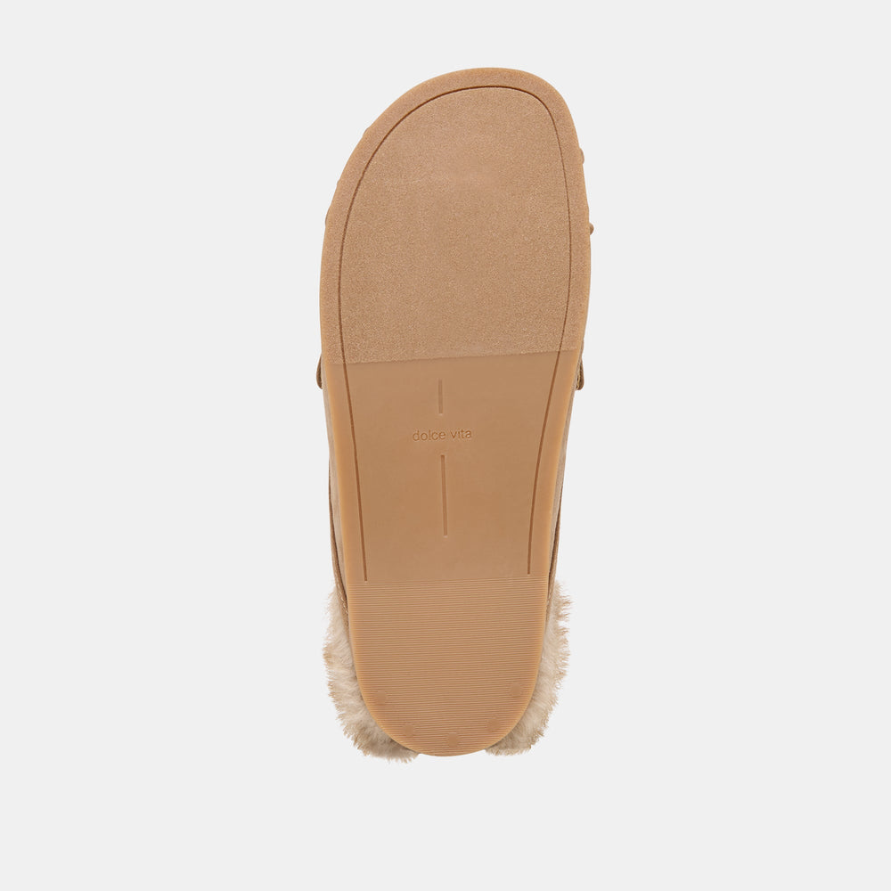 Dolce Vita SHOES | Jodero Plush Mushroom Suede Flats