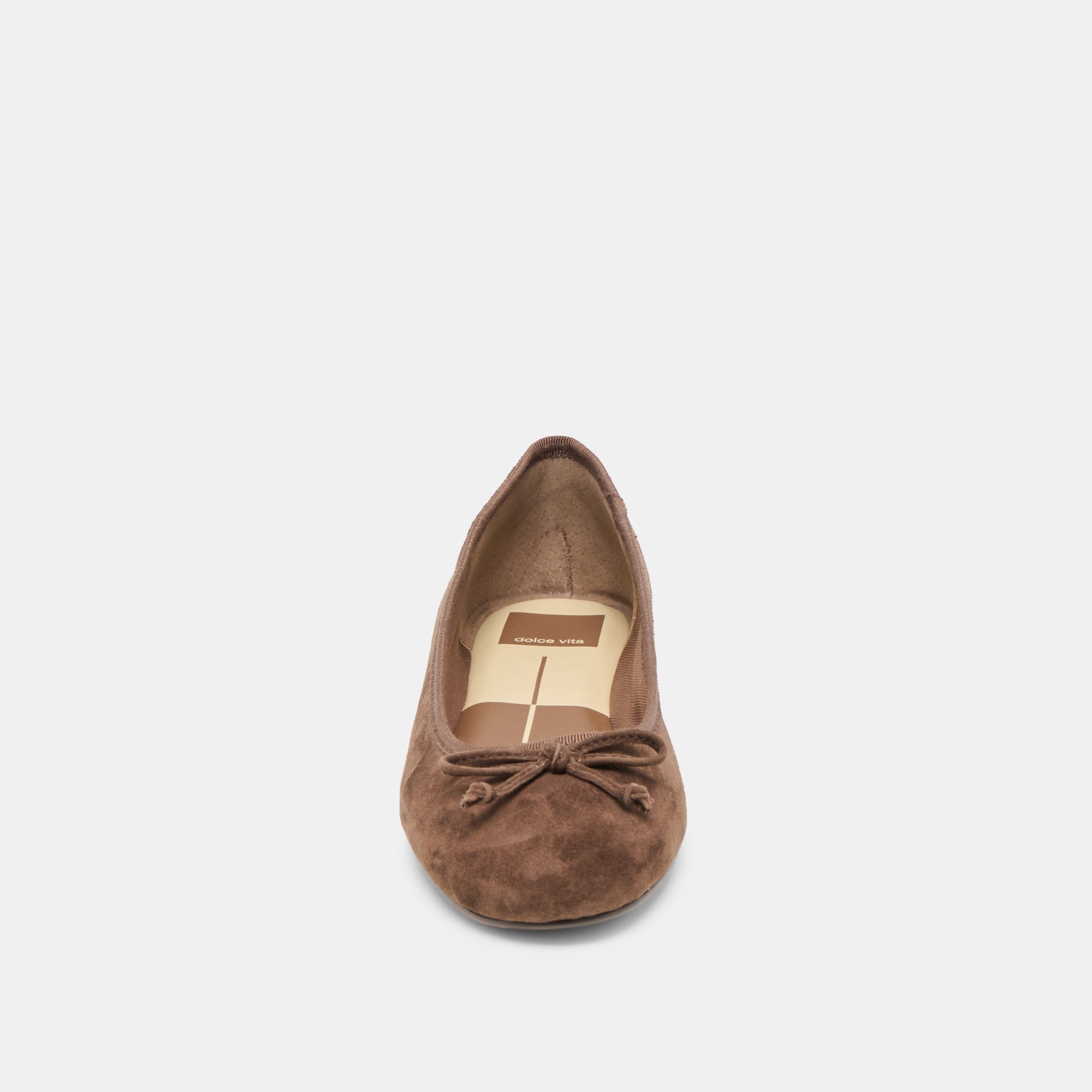 Dolce Vita SHOES | Ritla Wide Dk Brown Suede Ballet Flats