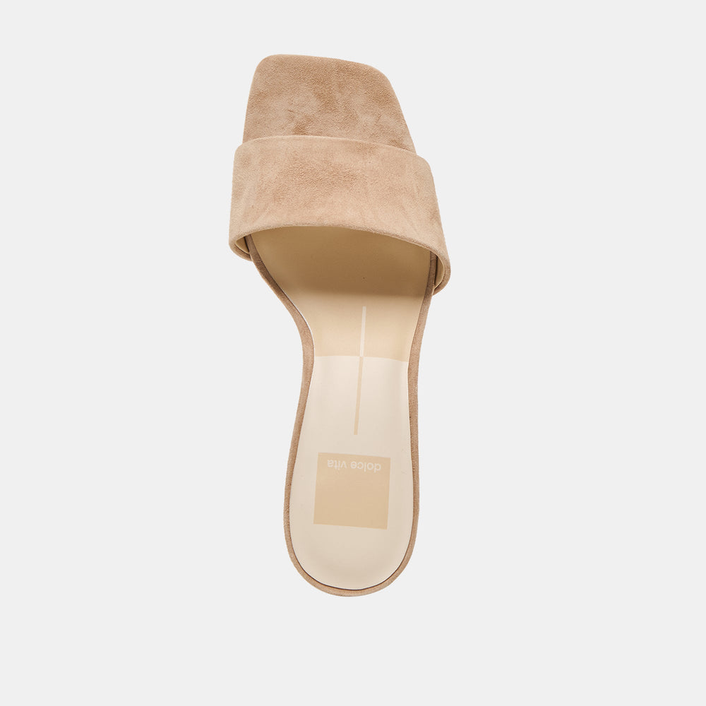 Dolce Vita SHOES | Qaily Wide Camel Suede Wedges