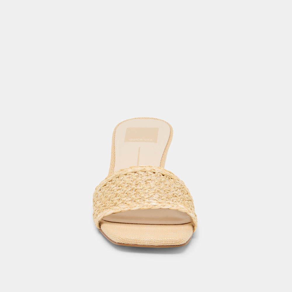Dolce Vita SHOES | Qaily Wide Lt Natural Raffia Wedges