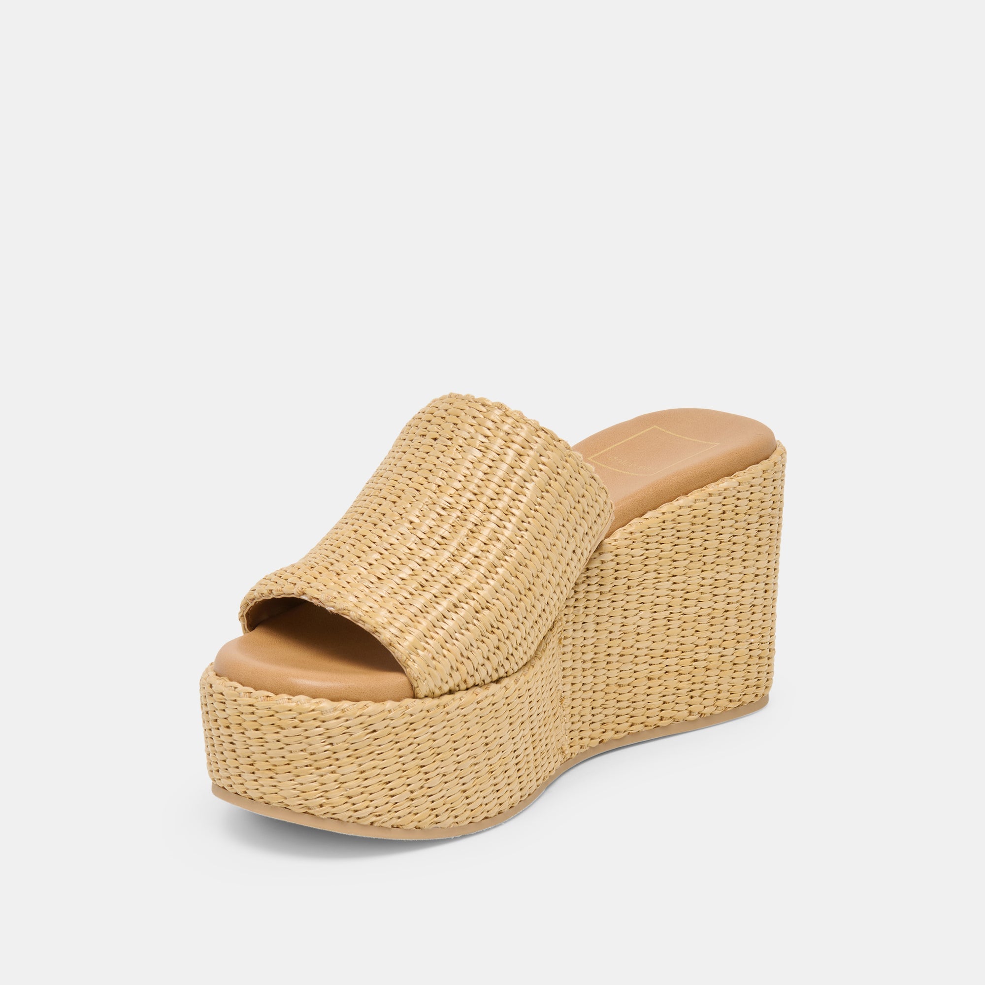 Dolce Vita SHOES | Joclyn Wide Lt Natural Raffia Wedges