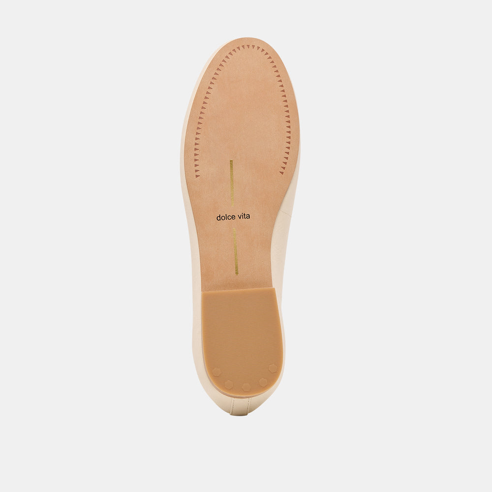 Dolce Vita SHOES | Ritla Wide Bone Leather Ballet Flats