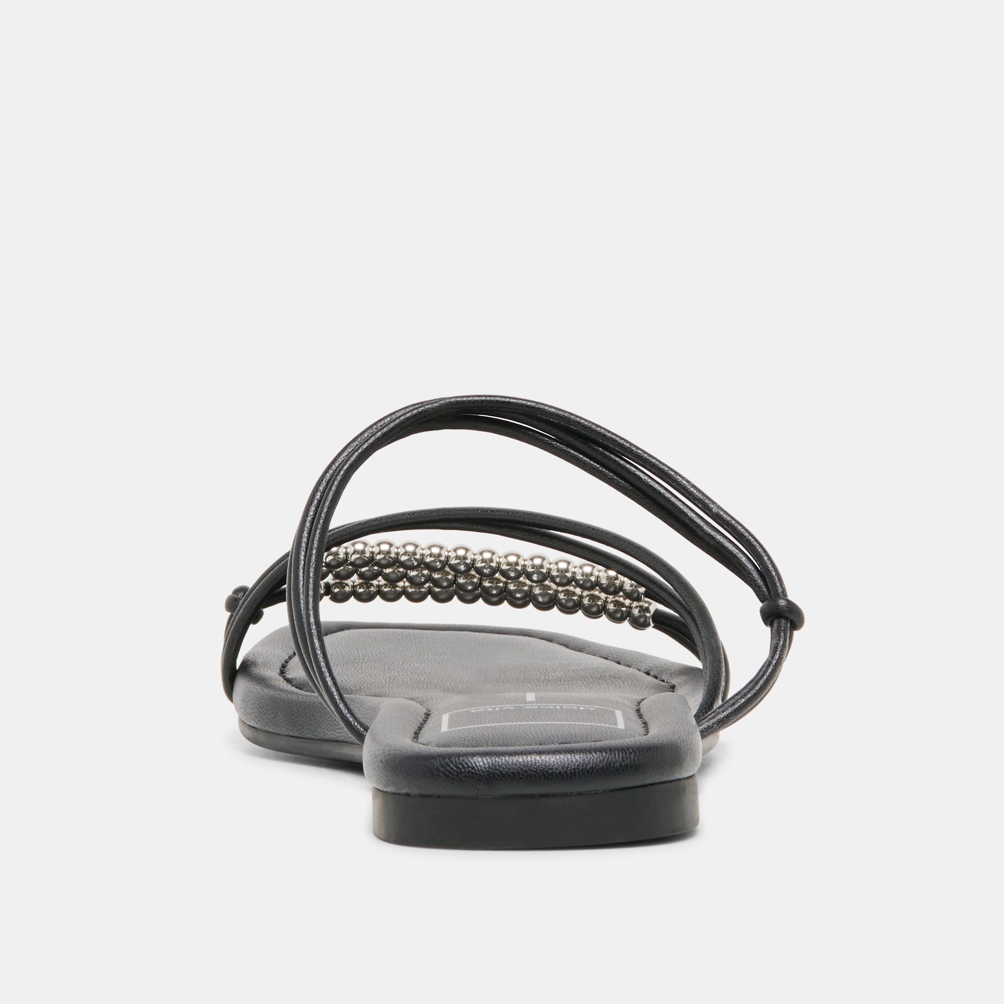 Dolce Vita SHOES | LYNDEE BEAD Black Stella Strappy Open-Toe Sandals