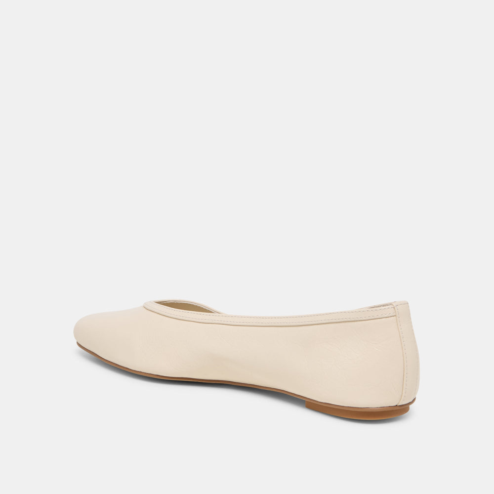 Dolce Vita SHOES | CARET Bone Leather Pointed-Toe Ballet Flats